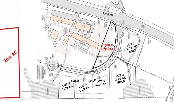 Highway 441 N at Greenway Drive - Highway 441 N at Greenway Drive